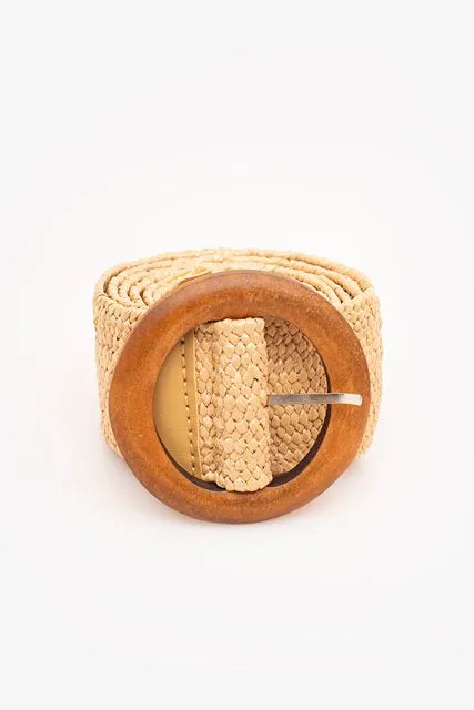 Antler Rattan Stretch Belt Natural sold by Shine On