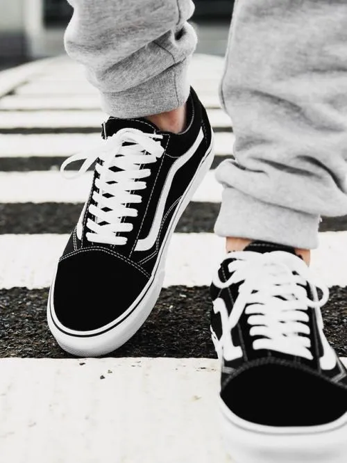 Vans Unisex Old Skool Black White sold by Shine On product image thumbnail 4