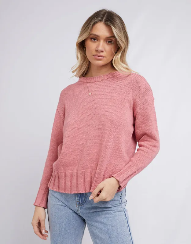 All About Eve Bonnie Knit Crew Rose made by All About Eve