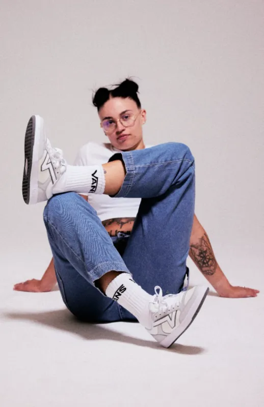 Vans Mens Classic Crew Socks White sold by Shine On