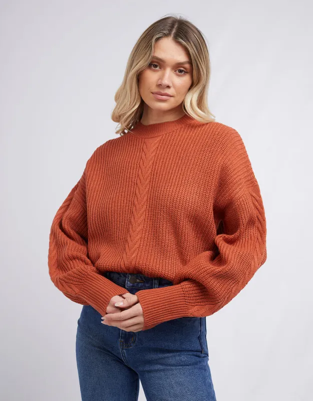 All About Eve Rumi Knit Sweater Rust sold by Shine On