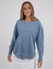 Foxwood Washed Simplified Crew Blue sold by Shine On