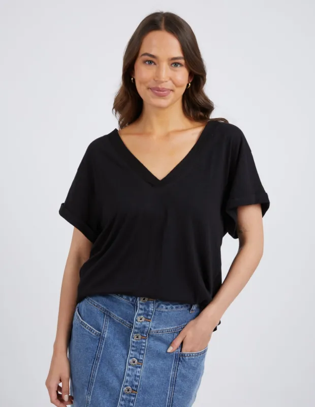 Elm Anwen Top Black sold by Shine On