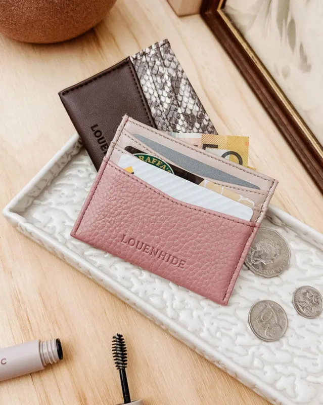 Louenhide Ada Cardholder Spice Pink sold by Shine On