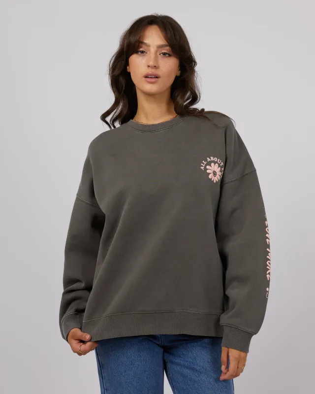 All About Eve Take Care Crew Charcoal sold by Shine On