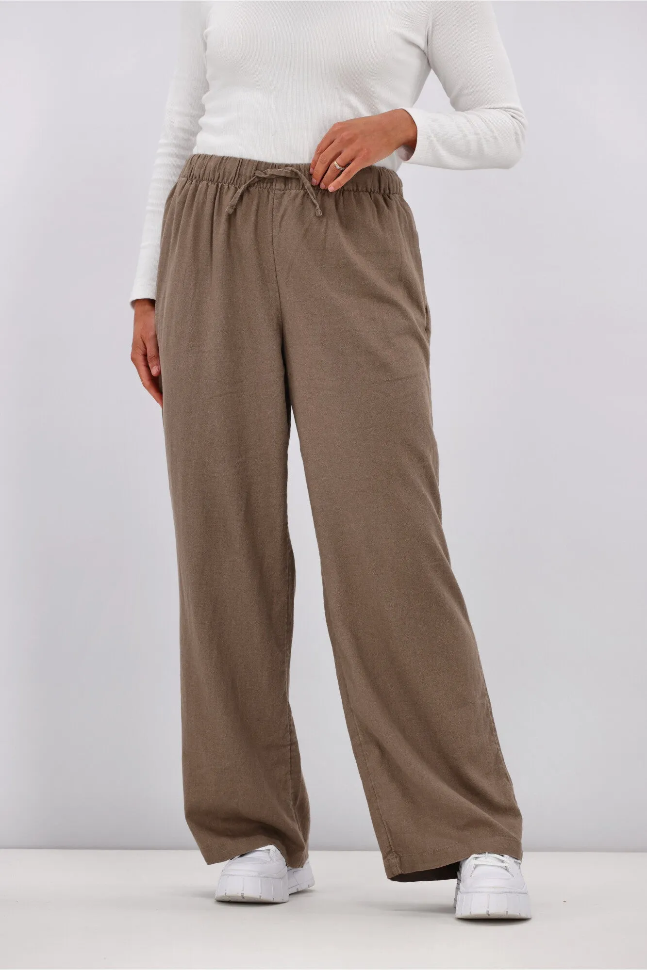 ONLY Caro Pant Walnut sold by Shine On product image thumbnail 2