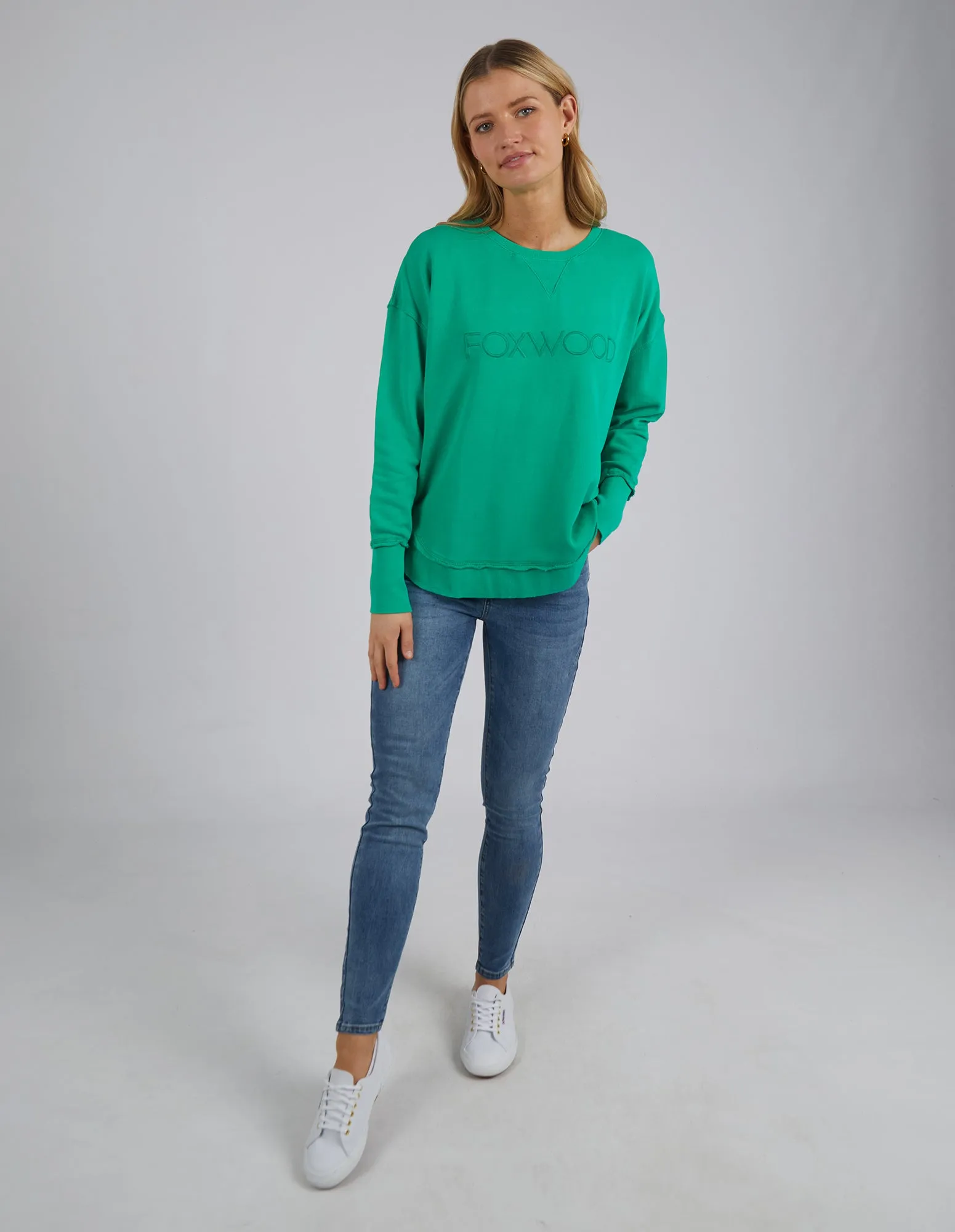 Foxwood Simplified Crew Bright Green sold by Shine On product image thumbnail 5