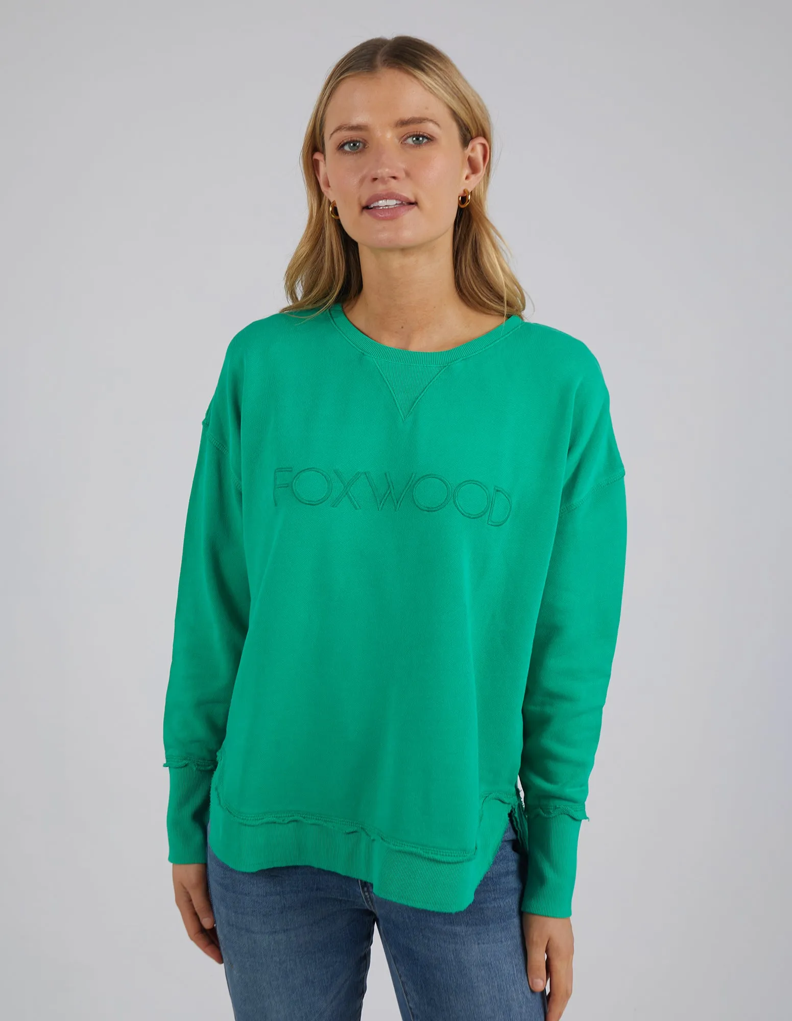 Foxwood Simplified Crew Bright Green sold by Shine On product image thumbnail 2
