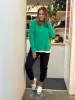 Foxwood Simplified Crew Bright Green sold by Shine On