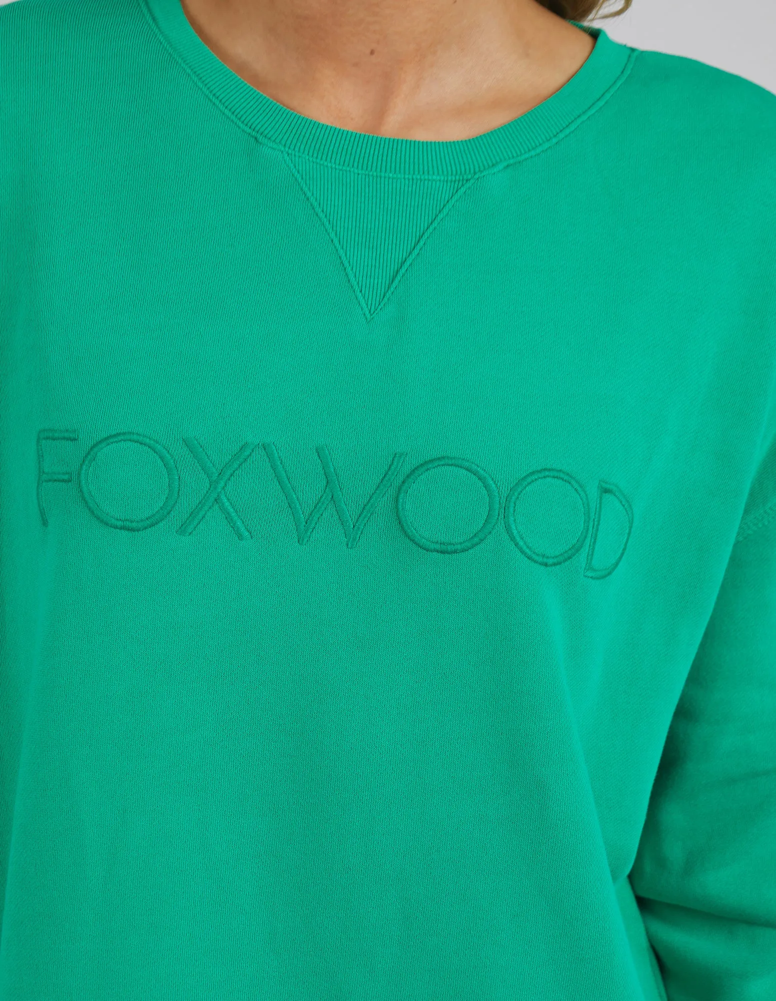 Foxwood Simplified Crew Bright Green sold by Shine On product image thumbnail 4