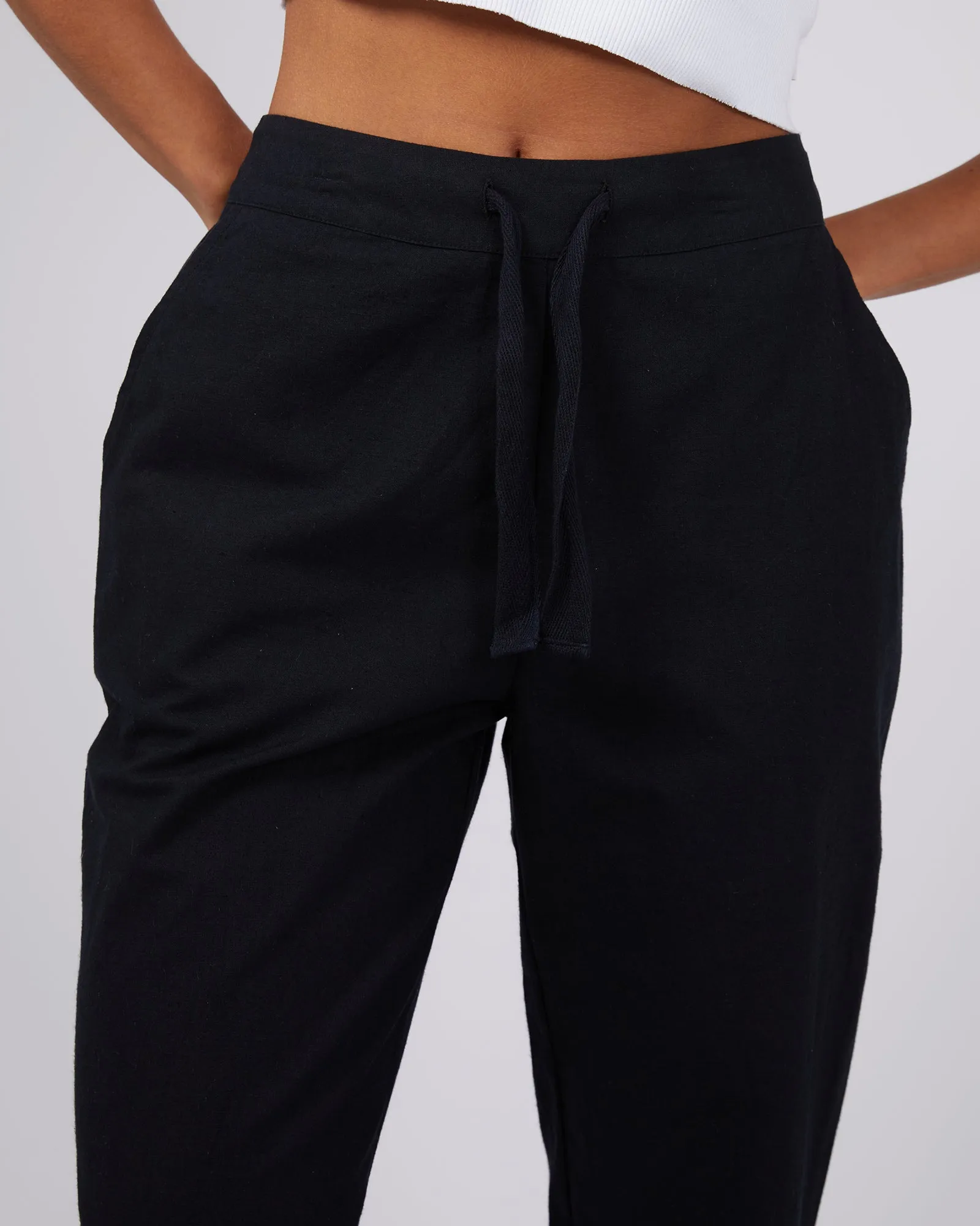 Silent Theory Tropical Pant Black sold by Shine On product image thumbnail 3