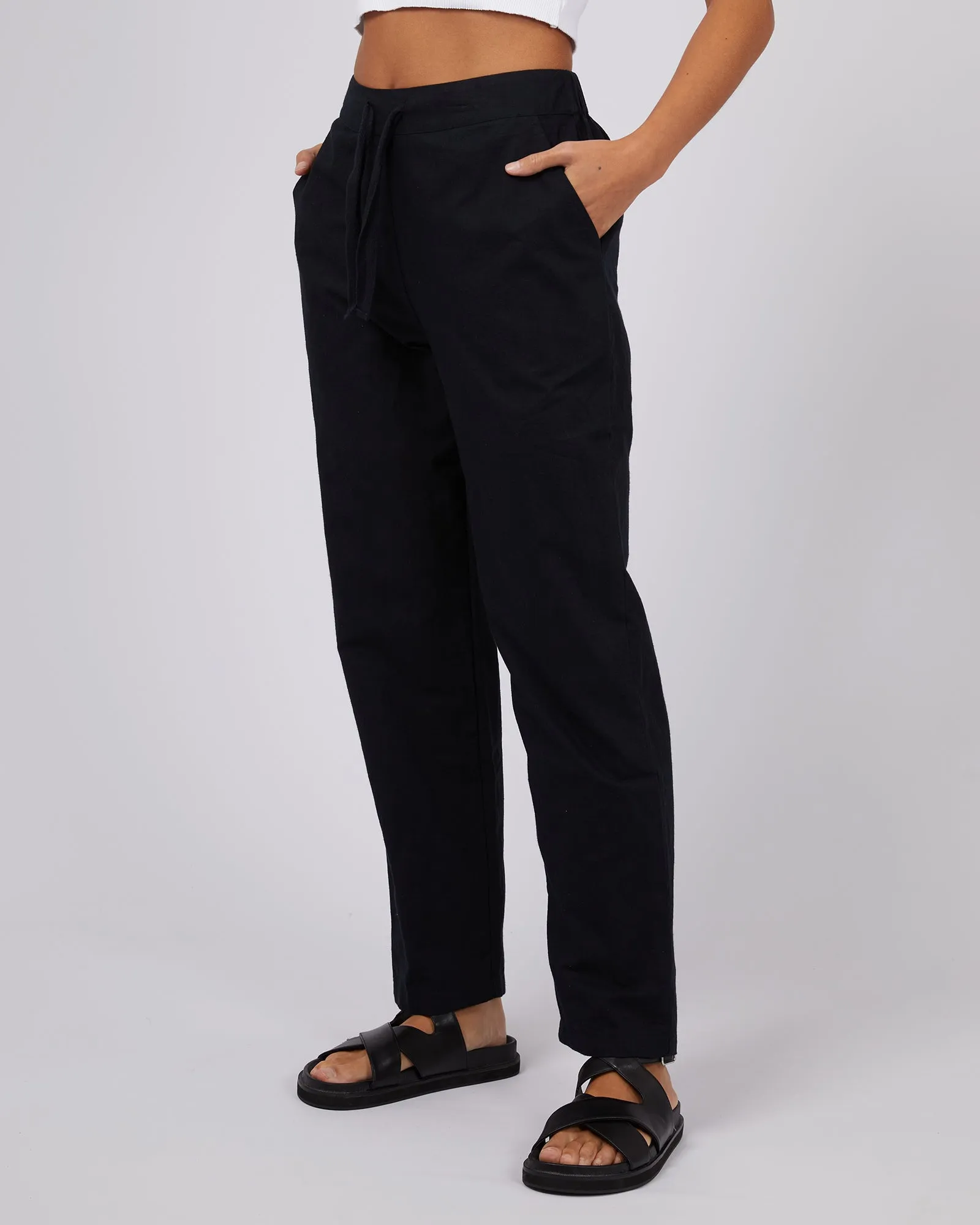 Silent Theory Tropical Pant Black sold by Shine On product image thumbnail 5