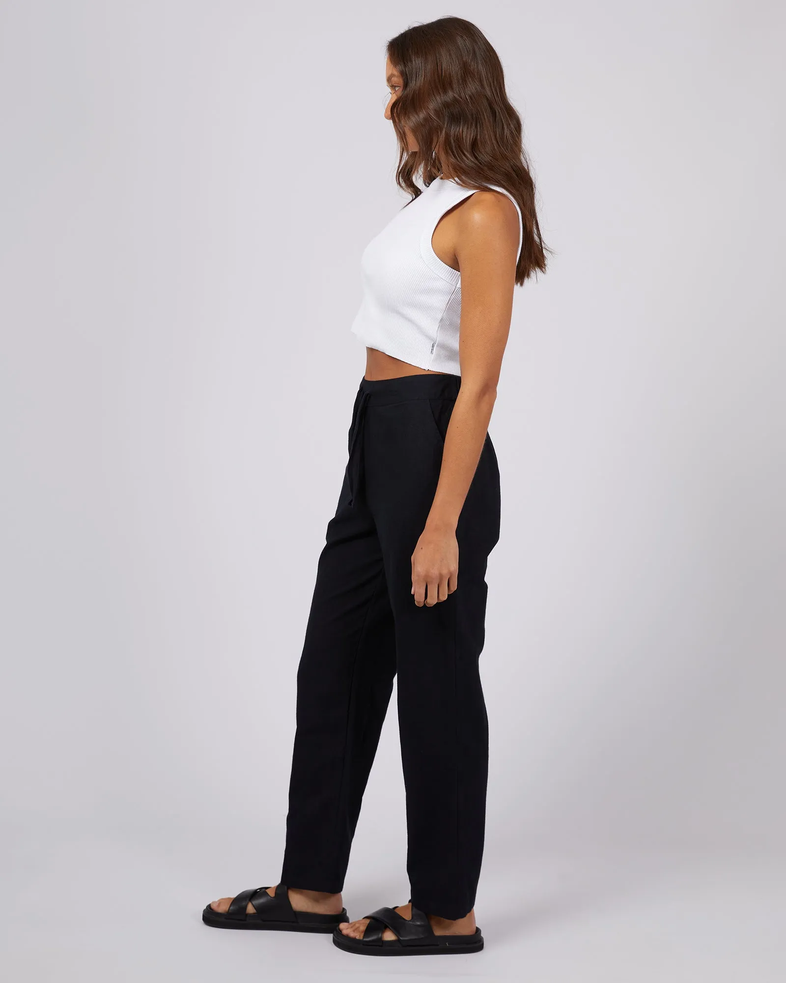 Silent Theory Tropical Pant Black sold by Shine On product image thumbnail 4