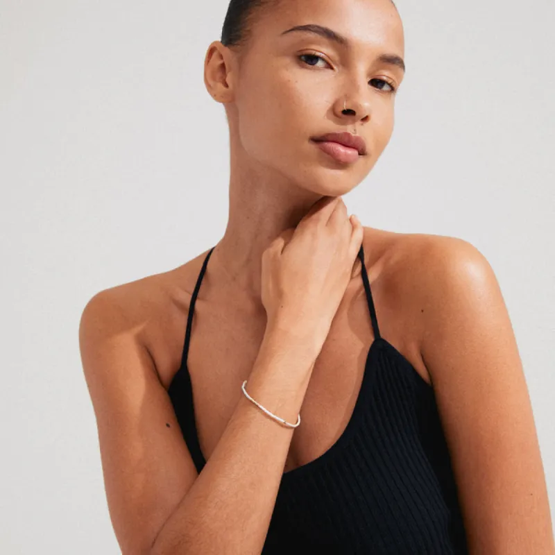 Pilgrim Alison Bracelet White Gold Plated sold by Shine On