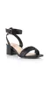 Verali Elly Block Heel Sandal Black Weave sold by Shine On