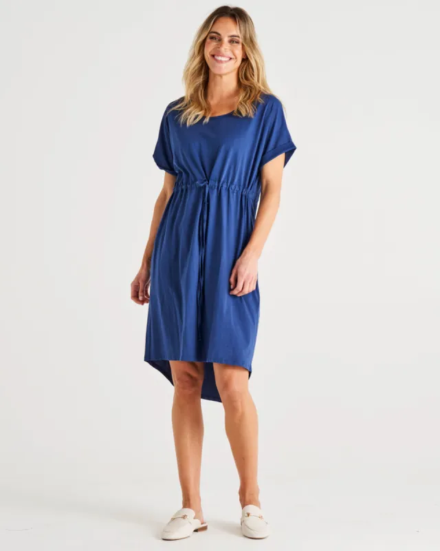 Betty Basics Liza Dress Navy sold by Shine On