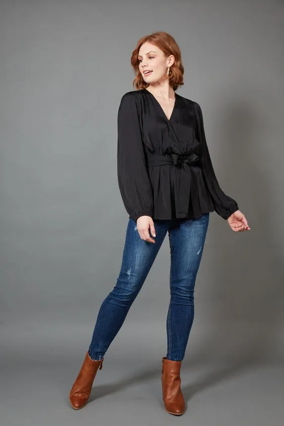 eb&ive Winona Tie Top Ebony sold by Shine On product image thumbnail 5