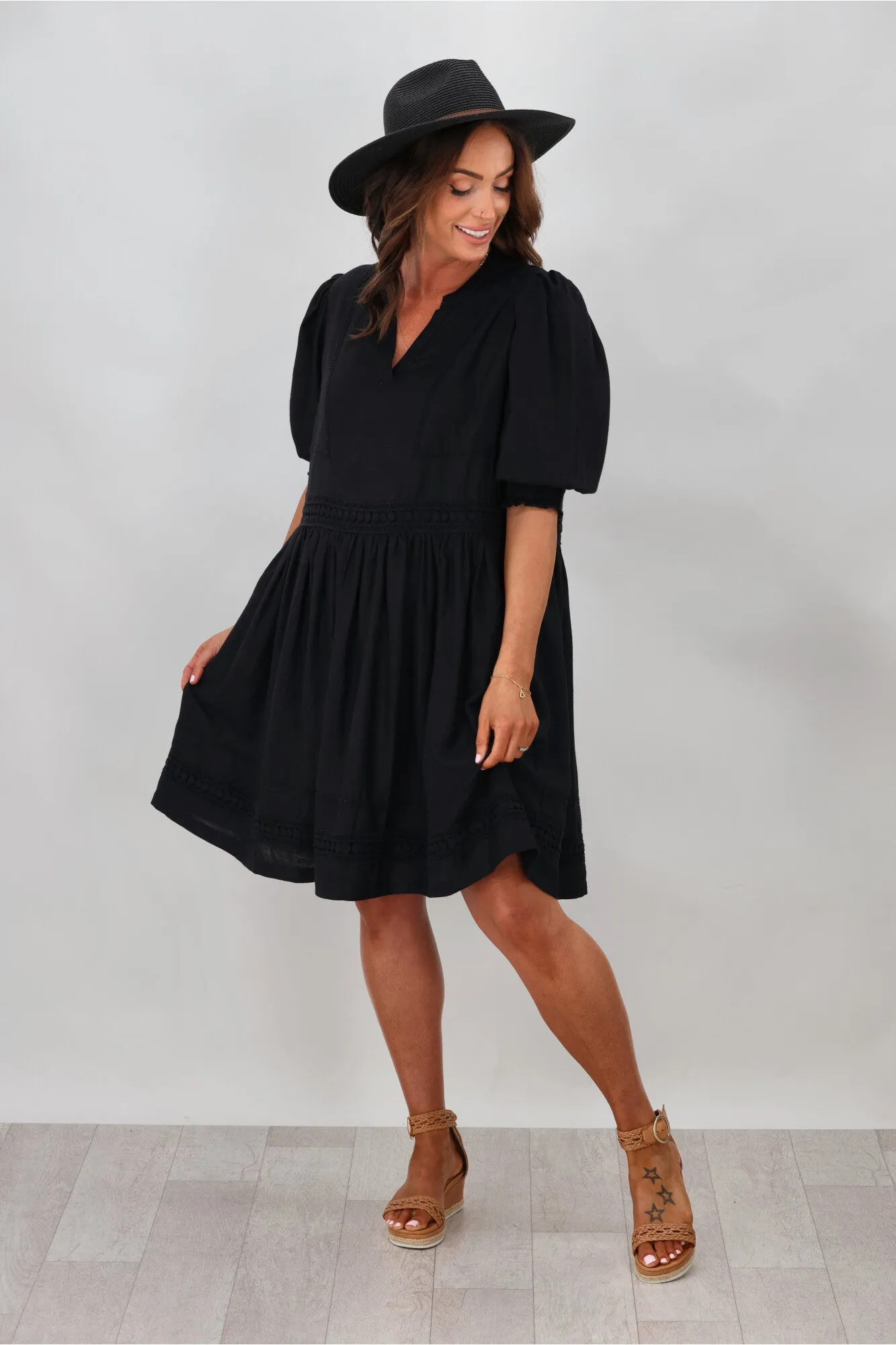Elm Market Dress Black sold by Shine On product image thumbnail 5