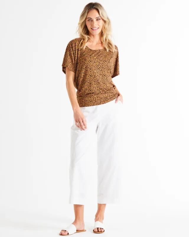 Betty Basics Maui Tee Wild Print sold by Shine On