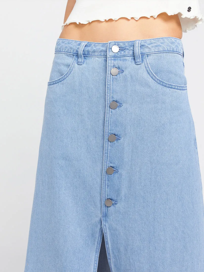 Volcom Chill Trap Skirt Denim Skirt Blue sold by Shine On product image thumbnail 2