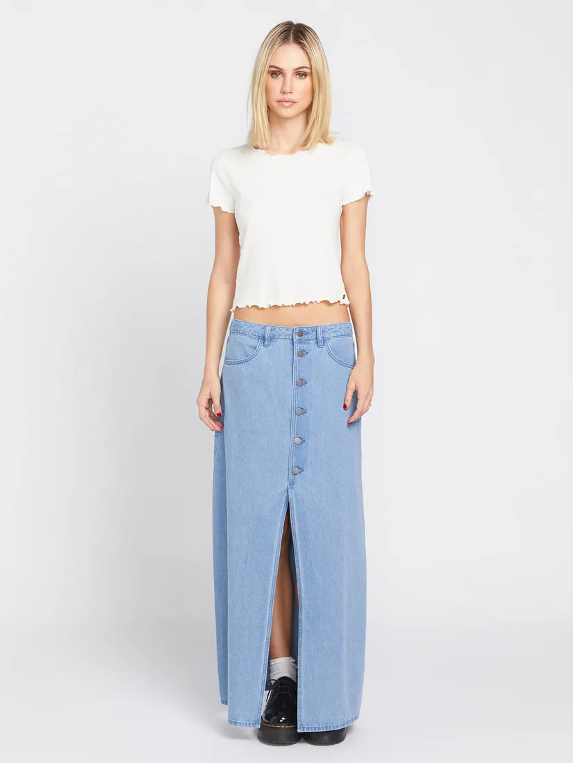 Volcom Chill Trap Skirt Denim Skirt Blue sold by Shine On product image thumbnail 4