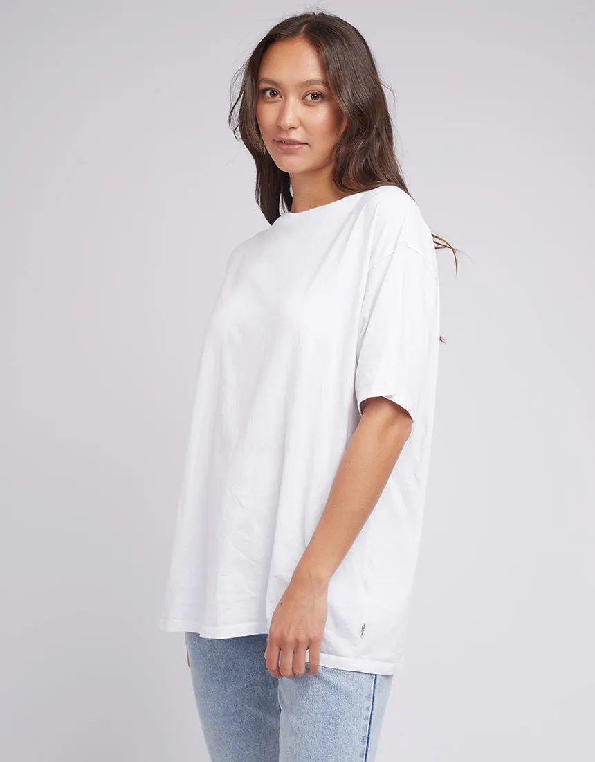 Silent Theory Oversized Tee White sold by Shine On product image thumbnail 3