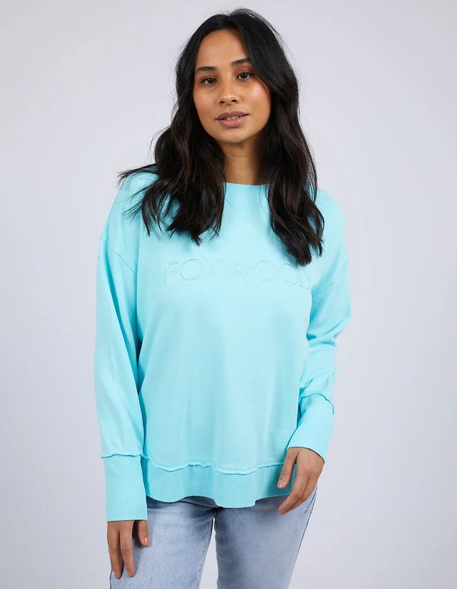 Foxwood Simplified Crew Light Blue sold by Shine On