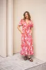 Fria Sophia Summer Floral Maxi Dress Rust sold by Shine On