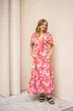 Fria Sophia Summer Floral Maxi Dress Rust sold by Shine On