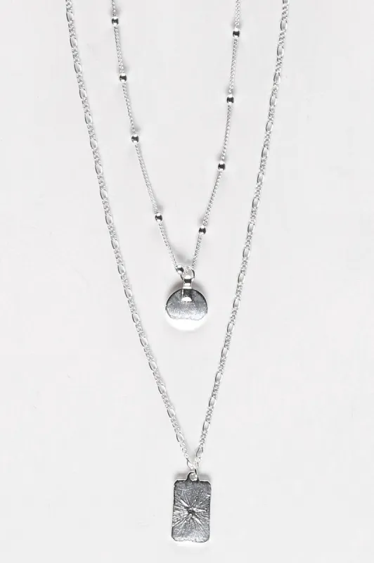 Shine On Label Starburst Necklace Silver sold by Shine On