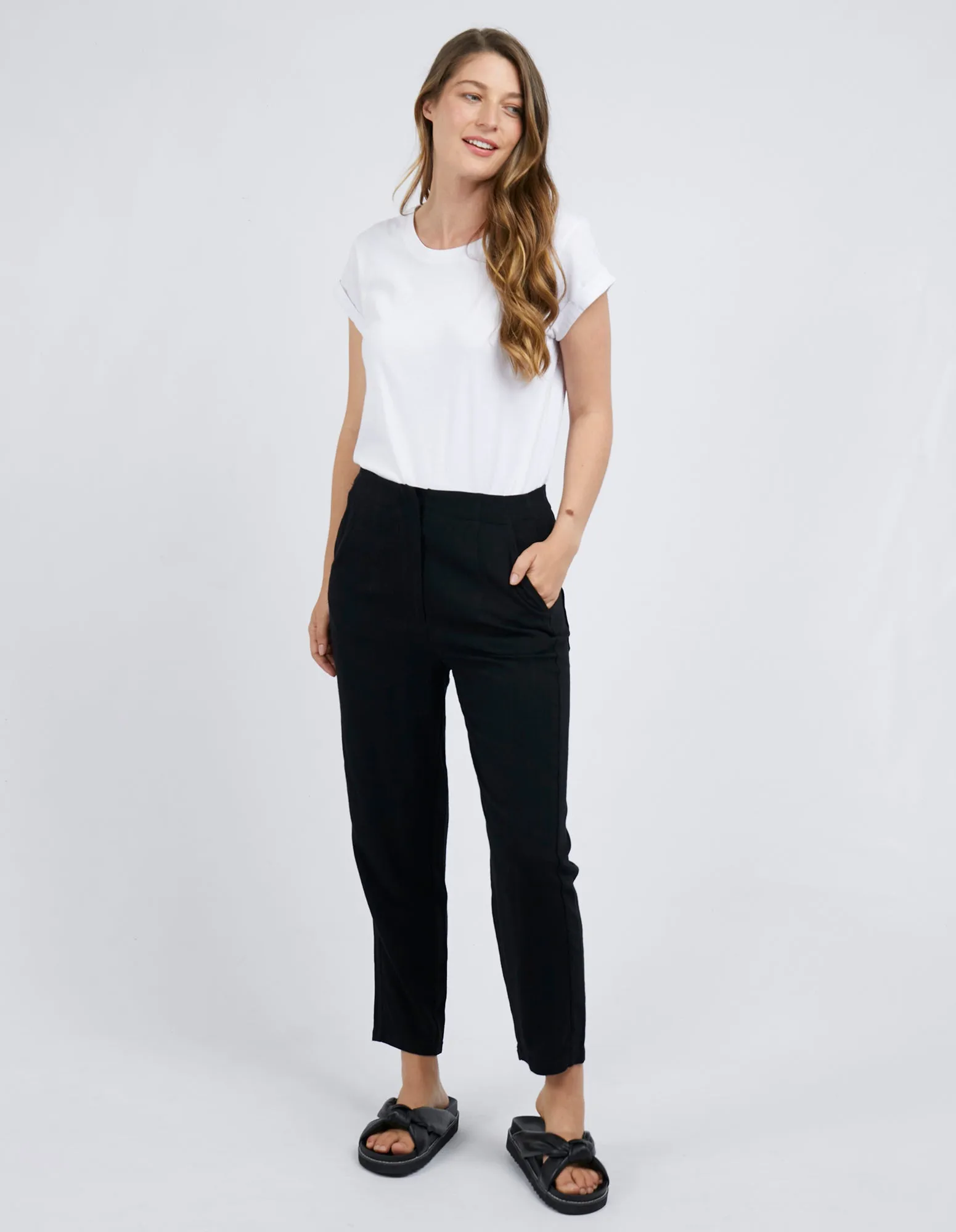 Foxwood Clara Pant Black sold by Shine On
