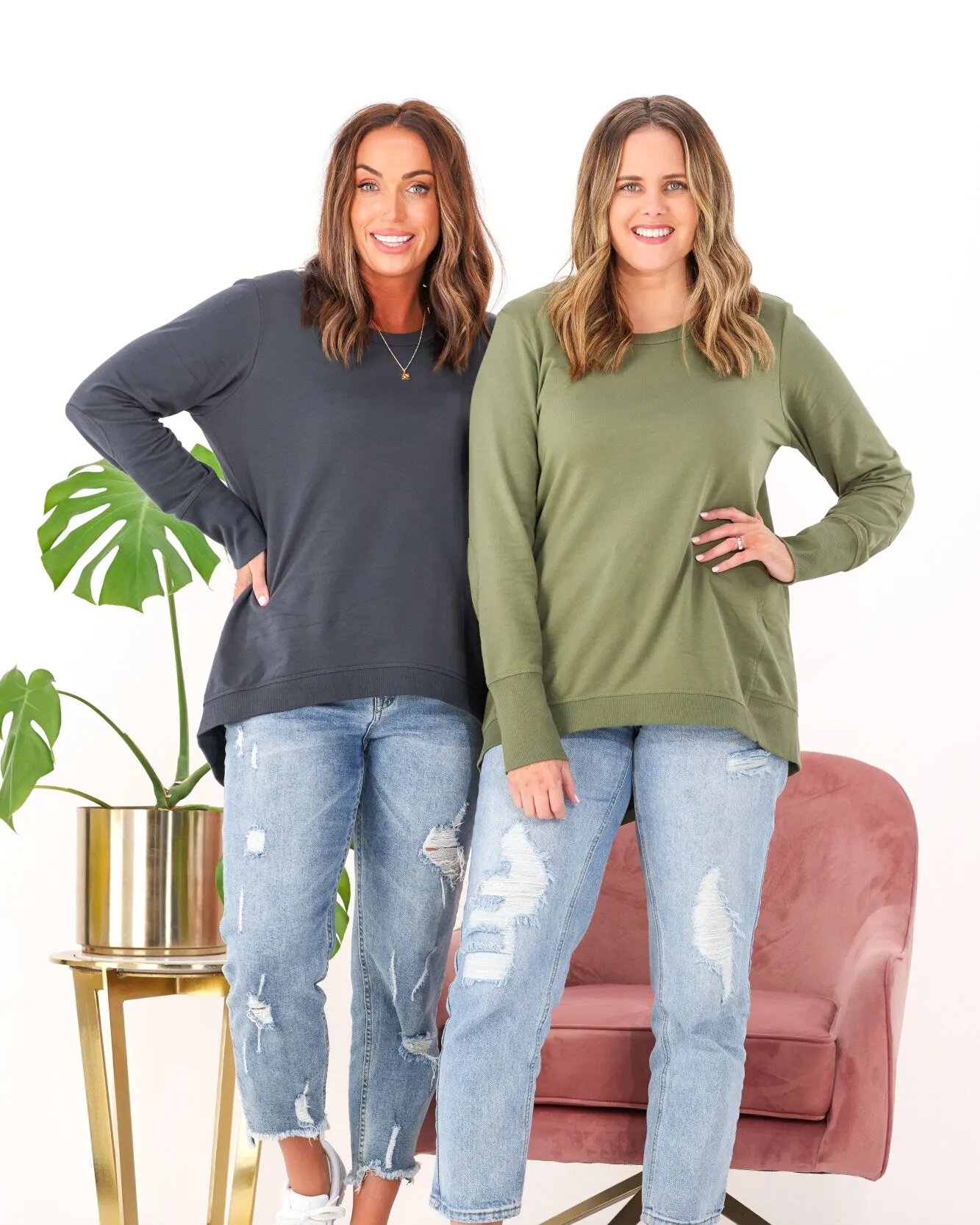 Betty Basics Dolly Sweat Gunmetal sold by Shine On product image thumbnail 2