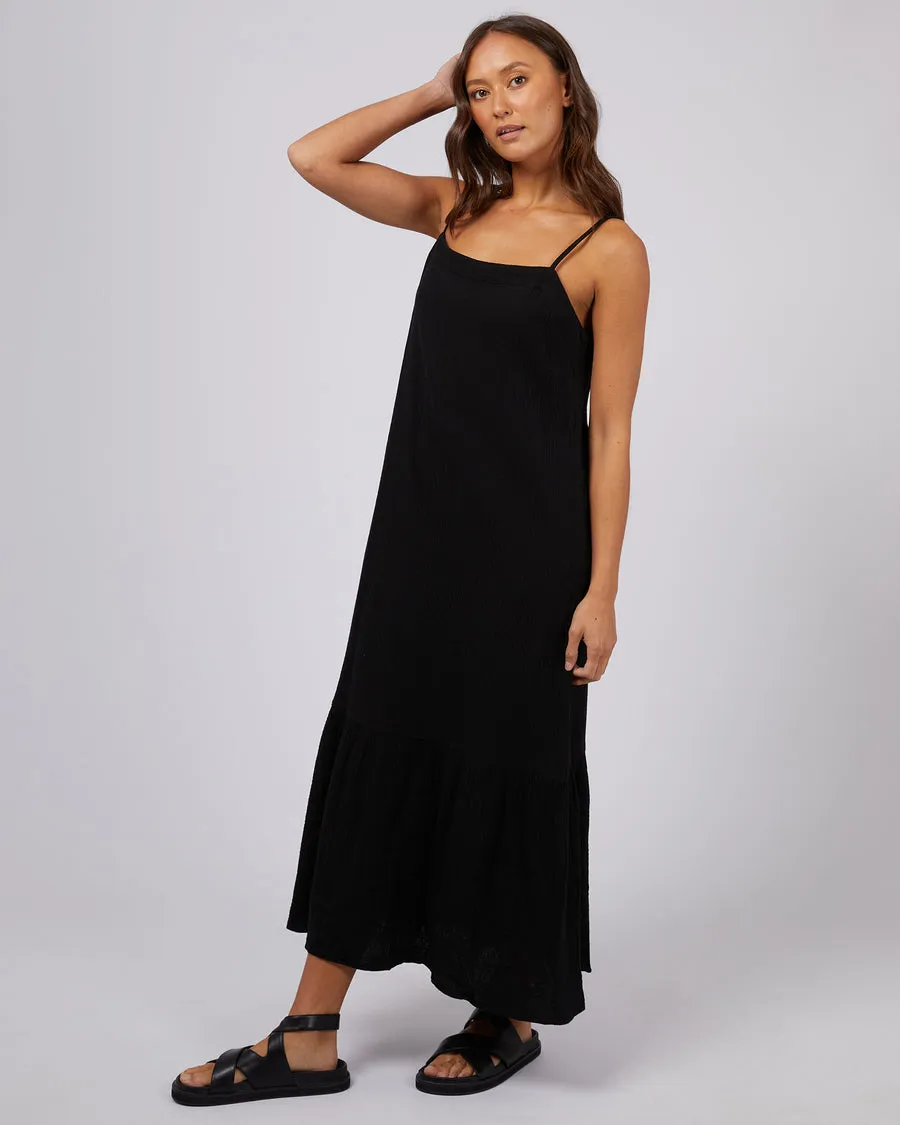 Silent Theory Mahlia Maxi Dress Black sold by Shine On