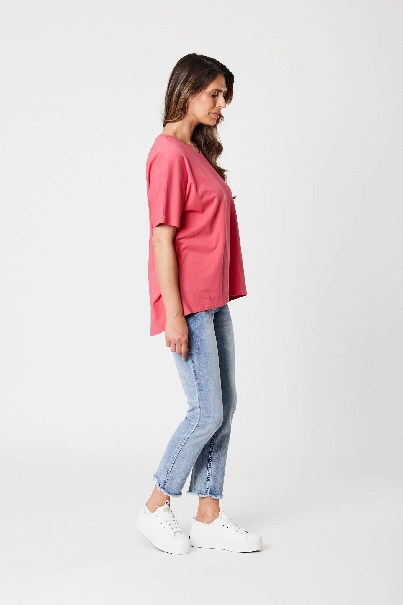 Shine On Essentials Batwing Tee Watermelon sold by Shine On product image thumbnail 5