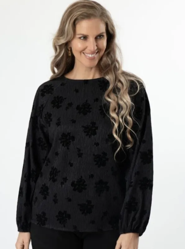 Stella + Gemma Missy Top Black sold by Shine On