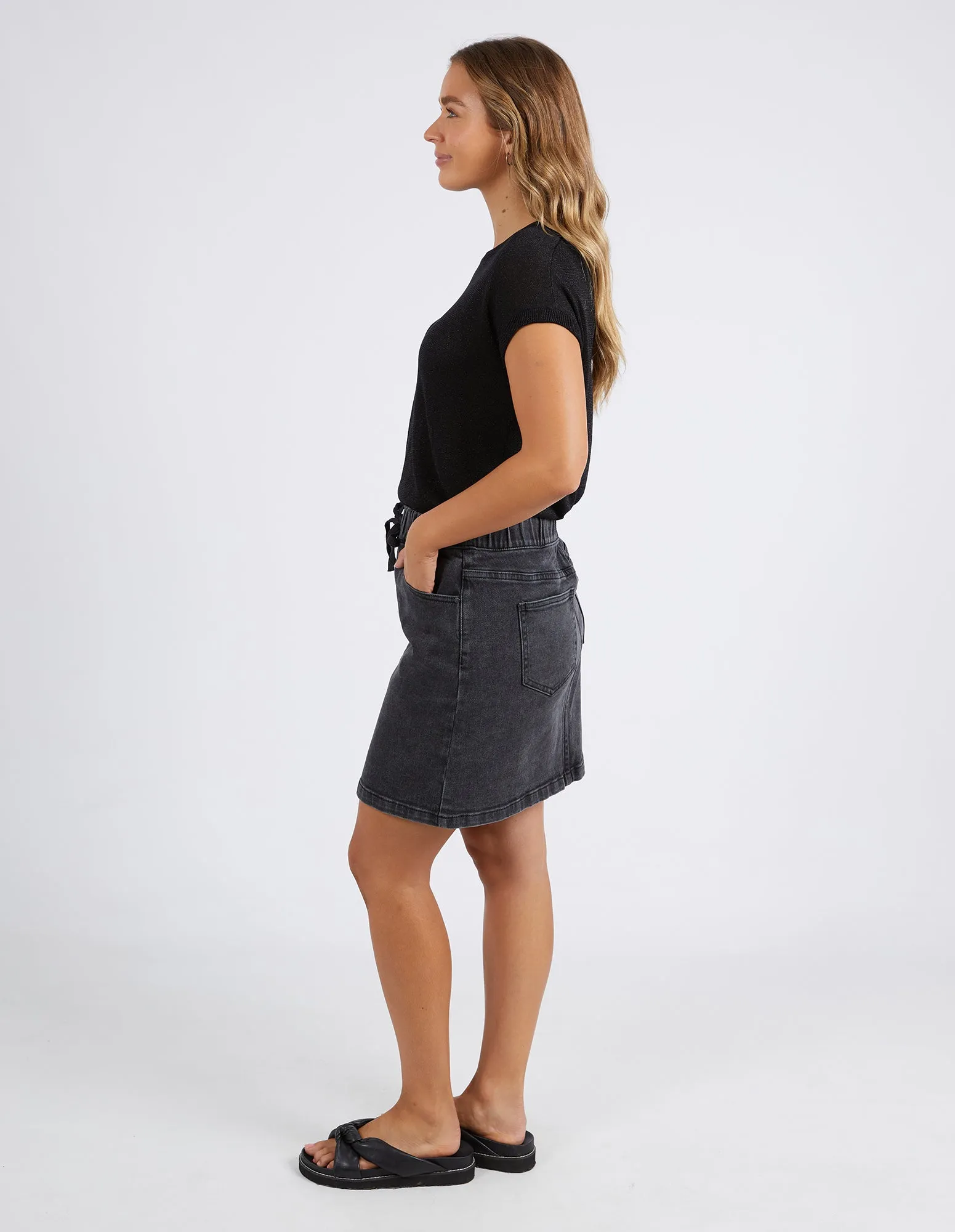 Foxwood Alma Metallic Knit Black sold by Shine On product image thumbnail 4