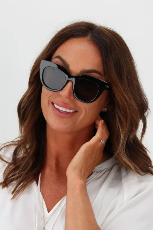 Le Specs Air Heart Black Gold sold by Shine On