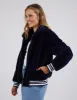 Foxwood Nora Bomber Jacket Navy sold by Shine On