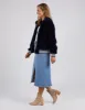 Foxwood Nora Bomber Jacket Navy sold by Shine On