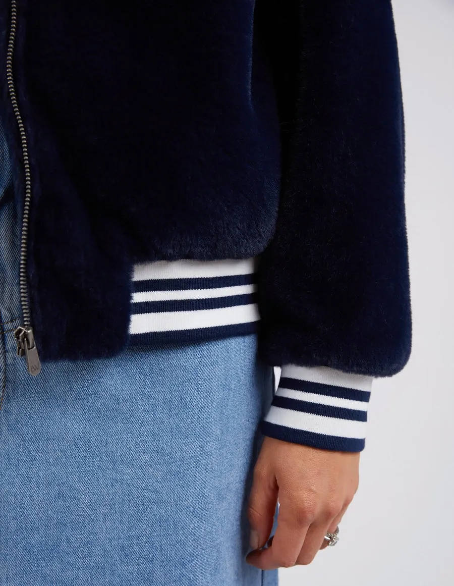 Foxwood Nora Bomber Jacket Navy sold by Shine On product image thumbnail 5