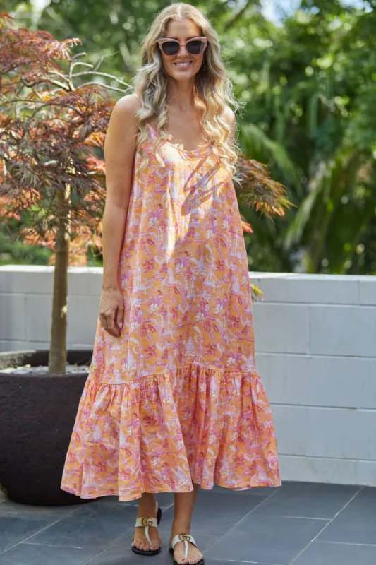 Stella + Gemma Sunset Dress Tulleries Topaz sold by Shine On