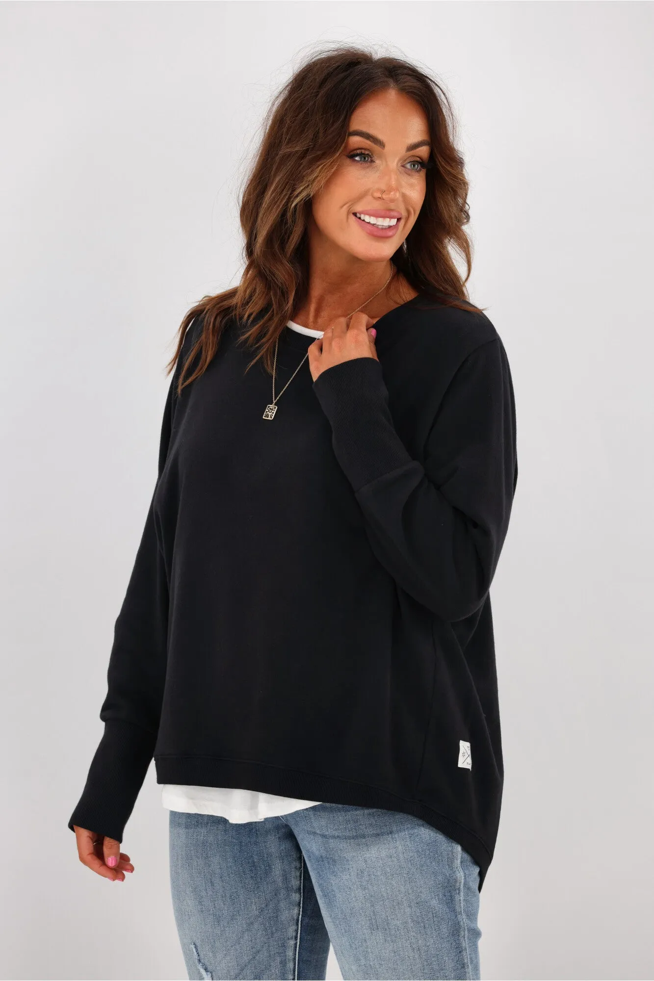 Elm Divine Crew Washed Black sold by Shine On product image thumbnail 5