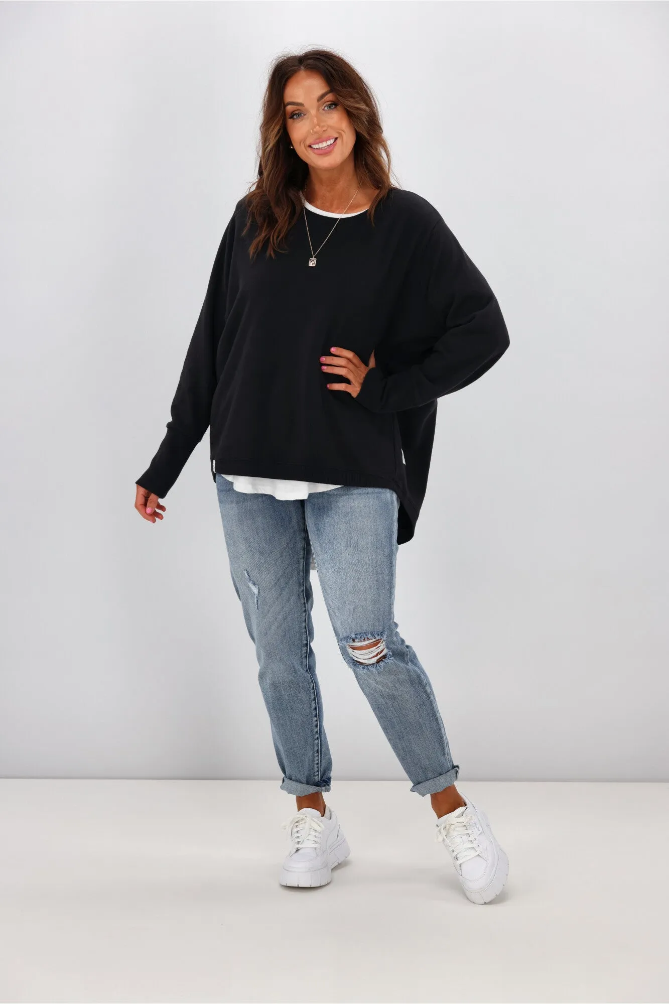 Elm Divine Crew Washed Black sold by Shine On product image thumbnail 3