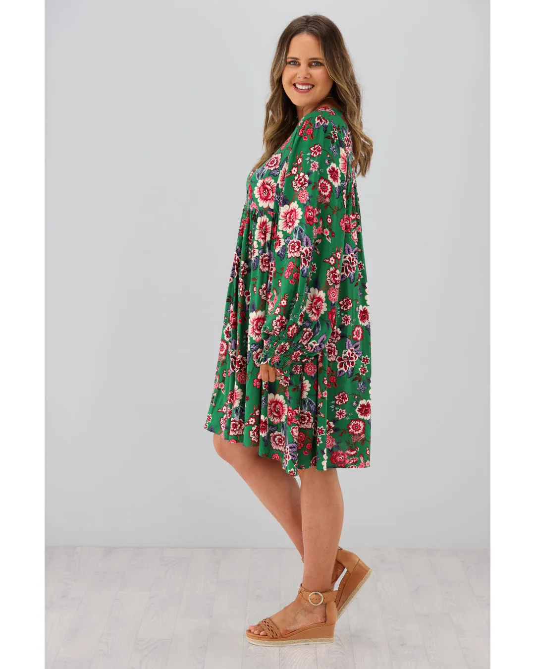 DreamcatcherJade Floral Mini Dress sold by Shine On product image thumbnail 4