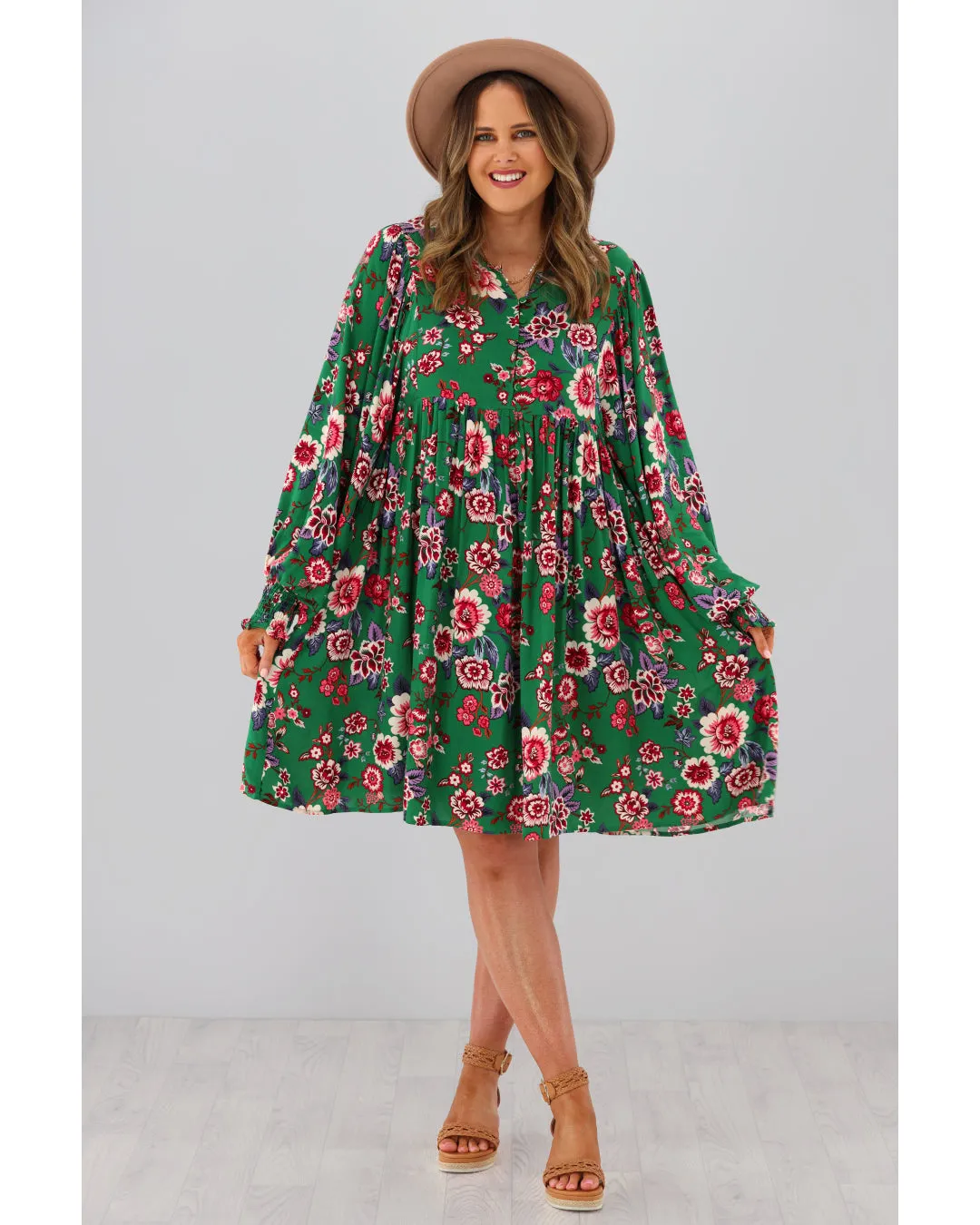 DreamcatcherJade Floral Mini Dress sold by Shine On product image thumbnail 5