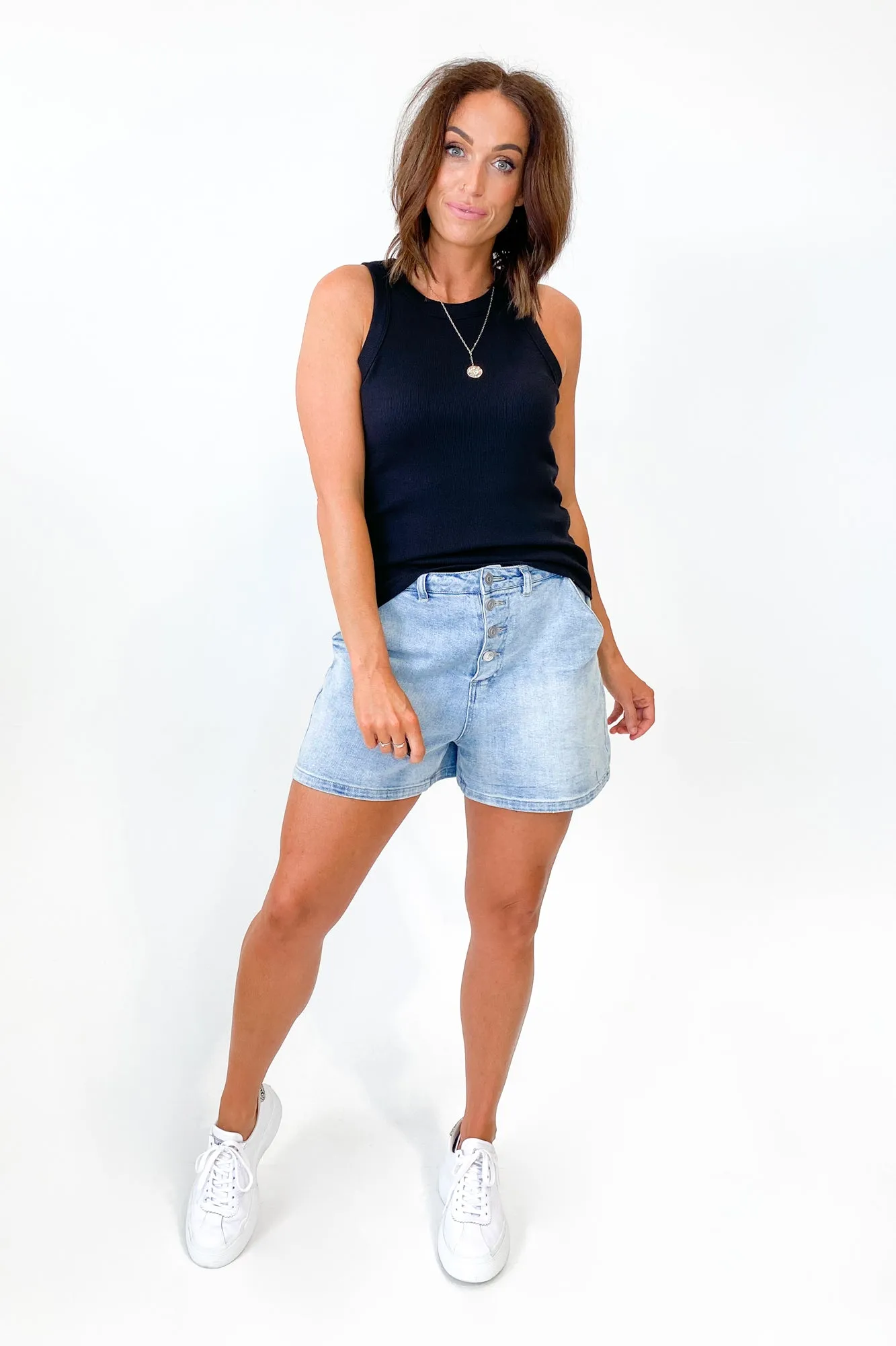 AS Colour Organic Rib Tank Black sold by Shine On