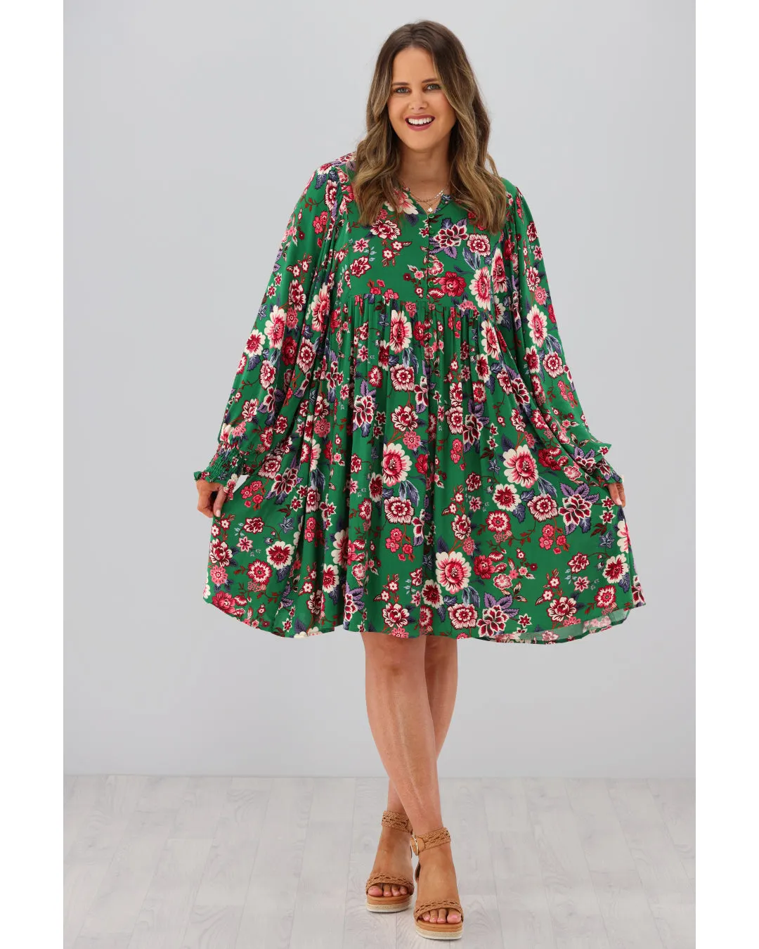 DreamcatcherJade Floral Mini Dress sold by Shine On product image thumbnail 3