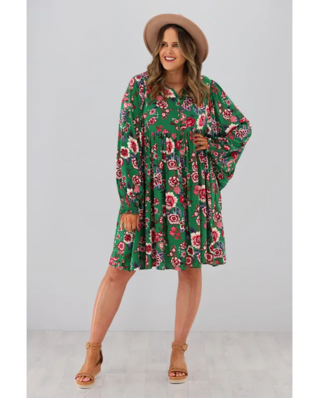 DreamcatcherJade Floral Mini Dress sold by Shine On