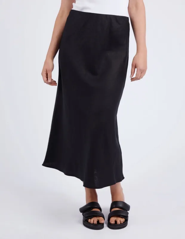 Elm Eleni Skirt Black sold by Shine On