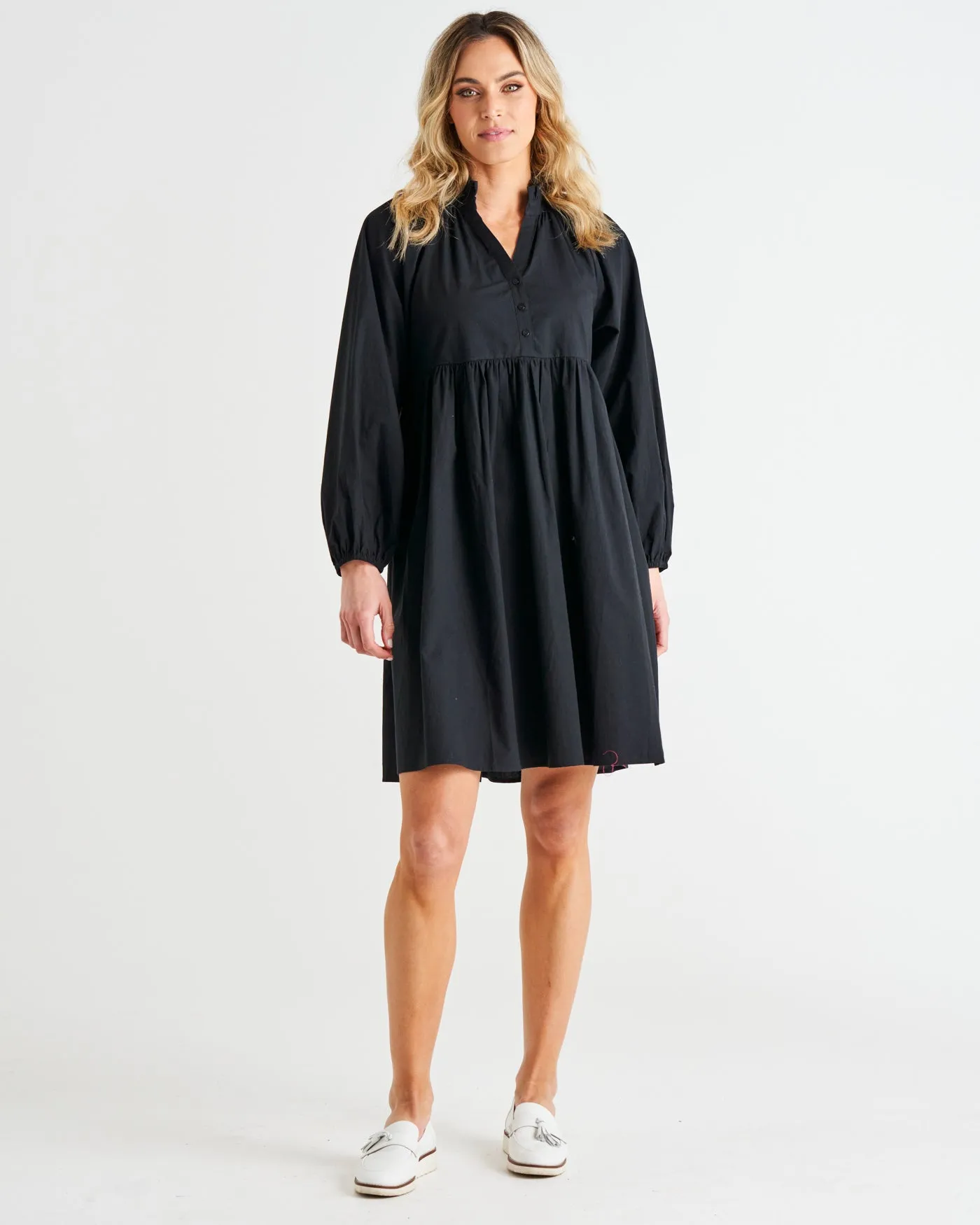 Betty Basics Cottage Dress Black sold by Shine On product image thumbnail 3